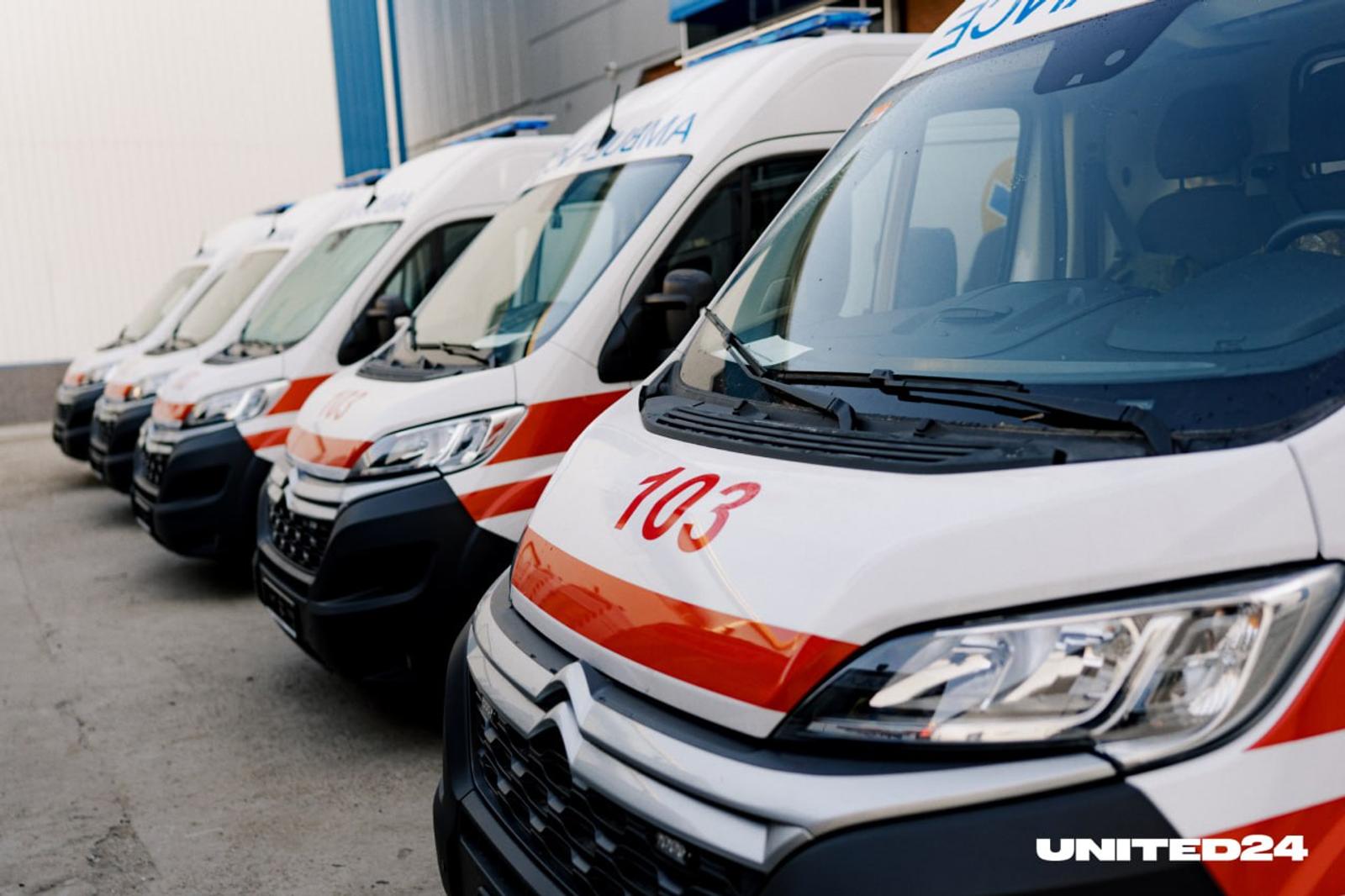 14 ambulances purchased thanks to united24 partners will now save lives in different regions of ukraine