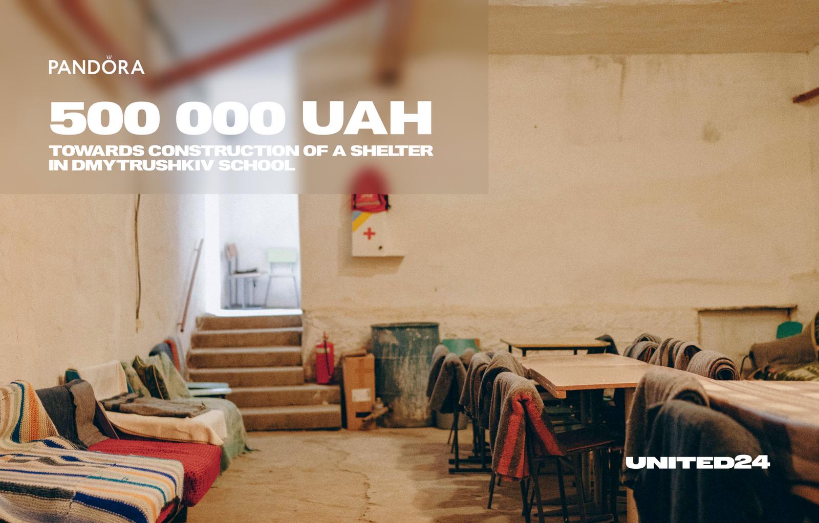 500 000 uah from pandora to mark strong fundraiser