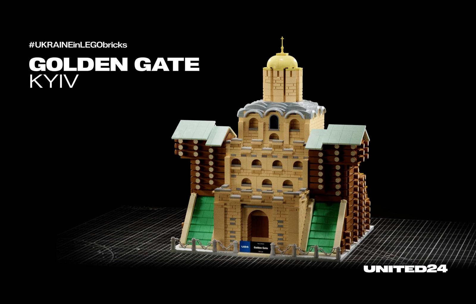 check out the first ukraineinlegobricks set — the legendary golden gate
