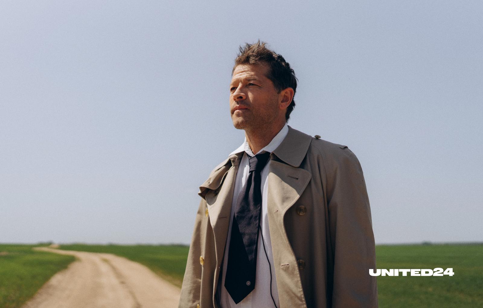 our ambassador misha collins is raising money for a pyrotechnic demining vehicle