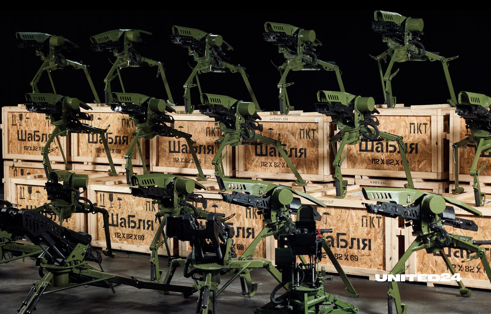 shablya robotic platforms are being sent to the most dangerous areas of the frontline. many were purchased via contributions from united24 donors