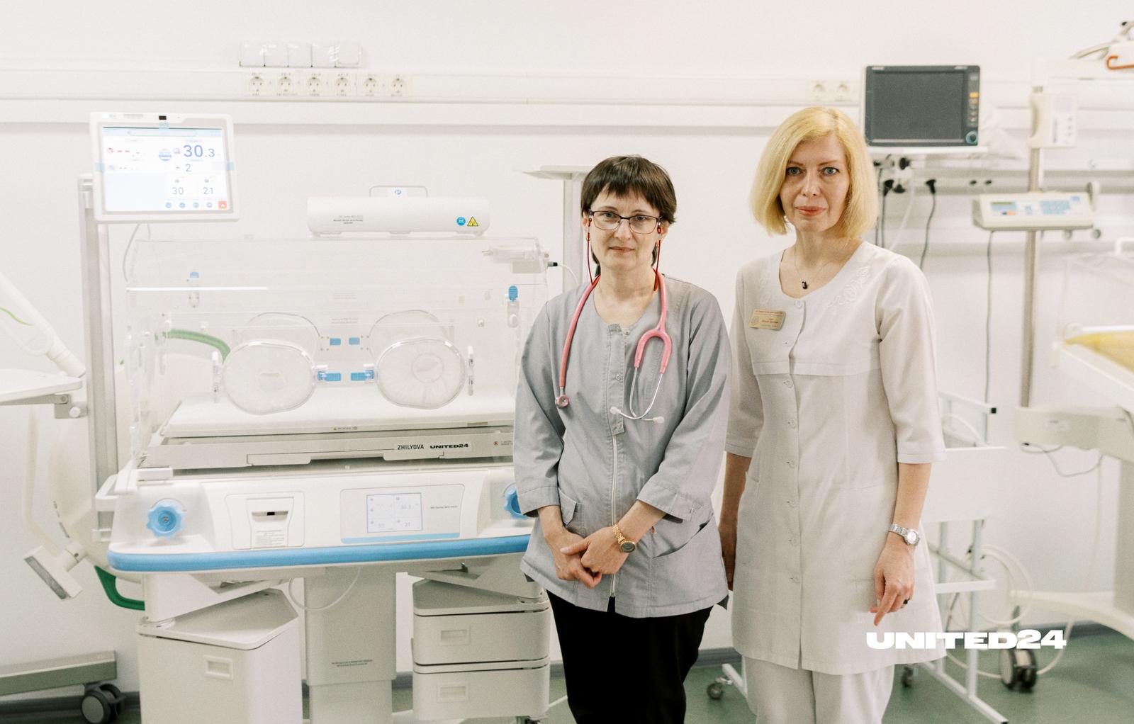 two incubators for prematurely born babies purchased thanks to zhilyovas donation are now operating in ukrainian hospitals
